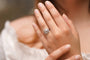 Bague 53 Bague Art déco en platine avec diamants taille ancienne 58 Facettes 23324 / 24784
