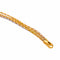 Collier Collier maille tressée en or jaune, rose et blanc 58 Facettes 5729958CN