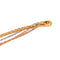 Collier Collier maille tressée en or jaune, rose et blanc 58 Facettes 5729958CN