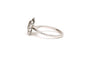 Bague 46 Napoléon III - Bague en or blanc, argent et diamants taille rose 58 Facettes B510