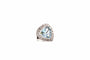 Bague 52 Bague aigue-marine et diamants en platine 58 Facettes 24749