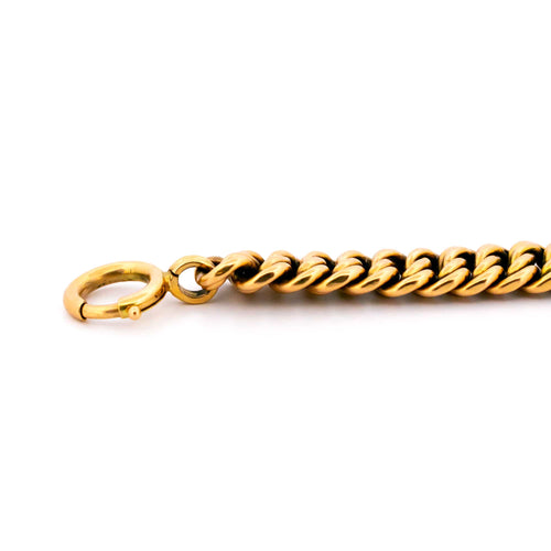 Bracelet Bracelet à maillons gourmette doubles en or jaune 14k 58 Facettes D2685EC05CB64221ADA1844BE28BF0F6