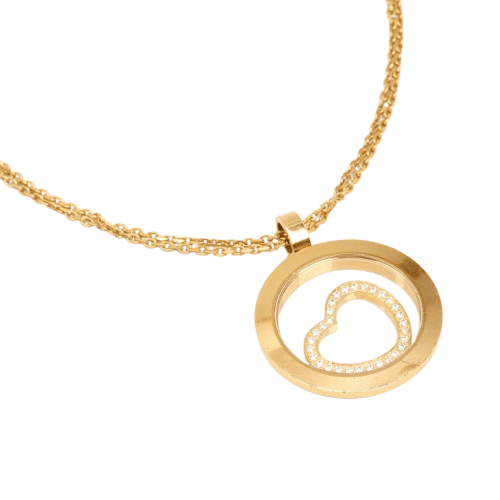 Chopard - Collier Happy Spirit en or jaune et diamants 58 Facettes 2671