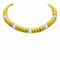 Collier Collier godronné en or jaune, or blanc et diamants 58 Facettes 35971