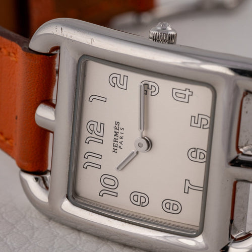 Montre Hermès - Montre Cape Cod CC1.210 en acier 58 Facettes TOT-11834
