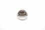 Bague 53 Bague dôme en platine avec diamants et rubis 58 Facettes 24716