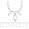 Collier Collier en or blanc 18 ct à diamants taille brillant 58 Facettes 8119