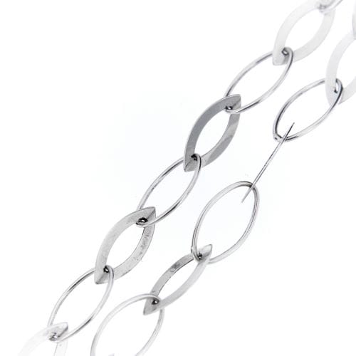Collier Collier en or blanc 18 ct à diamants taille brillant 58 Facettes 8119
