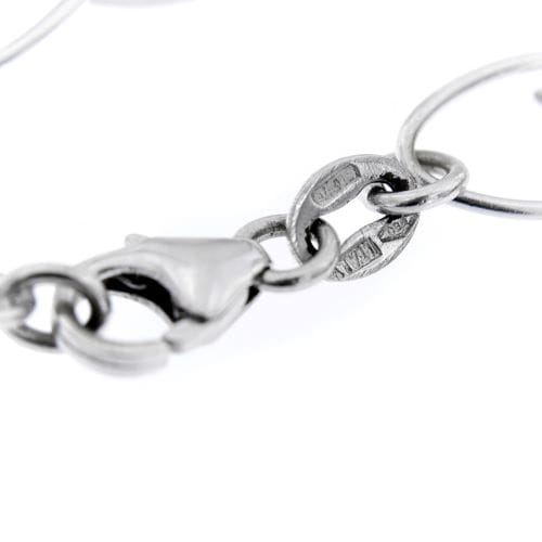 Collier Collier en or blanc 18 ct à diamants taille brillant 58 Facettes 8119