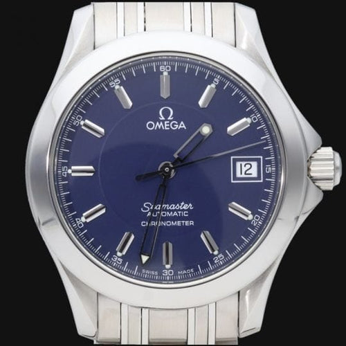 Montre Omega - Montre Seamaster Jacques Moyal en acier 58 Facettes MT46388