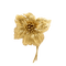 Broche Van Cleef & Arpels - Broche fleur en or jaune années 1960 58 Facettes B260483