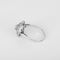 Bague 54 Bague en platine et or blanc avec diamants 58 Facettes B260411
