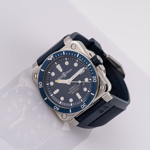 Montre Bell & Ross - Montre BR 03-92 Diver Blue 58 Facettes TOT-02306