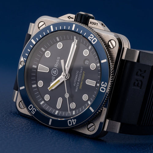 Montre Bell & Ross - Montre BR 03-92 Diver Blue 58 Facettes TOT-02306