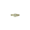 Bague 52 Bague solitaire années 1950 en or gris et diamant 58 Facettes
