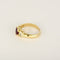 Bague 54.5 Bague jonc en or jaune, rubis et diamants 58 Facettes B260489