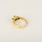Bague 54.5 Bague jonc en or jaune, rubis et diamants 58 Facettes B260489