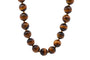 Collier Collier en œil de tigre avec fermoir en or 18k 58 Facettes 25046