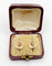 Boucles d'oreilles Boucles d'oreilles dormeuses victoriennes en or rose 18k et perles 58 Facettes A07732