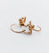 Boucles d'oreilles Boucles d'oreilles dormeuses victoriennes en or rose 18k et perles 58 Facettes A07732