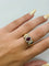 54 Bague rubis 1 ct en or jaune 14K et diamants 58 Facettes 2250