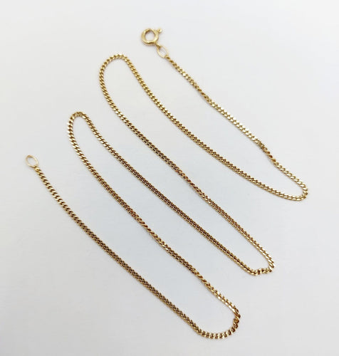 Collier Chaîne vintage - Collier en or 18k, maille gourmette 58 Facettes A07733