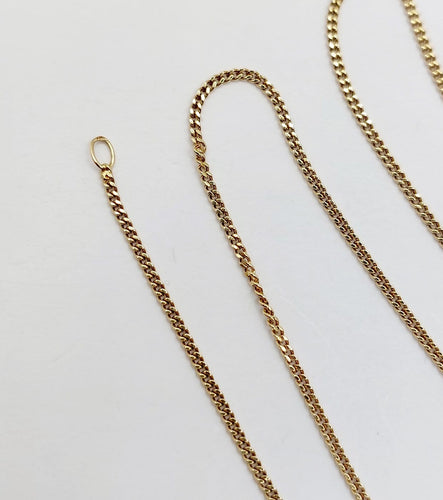 Collier Chaîne vintage - Collier en or 18k, maille gourmette 58 Facettes A07733