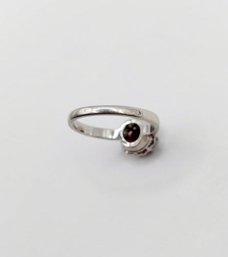 Bague 49.5 Bague solitaire Art déco en platine et améthyste 58 Facettes A07736