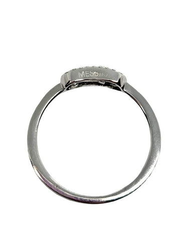 Bague 52 Messika Move Uno - Bague en or blanc et diamants 58 Facettes 2240