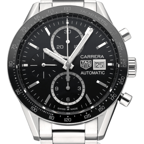 Montre TAG Heuer - Montre Carrera CV201AJ en acier 58 Facettes TAG/CAR/015