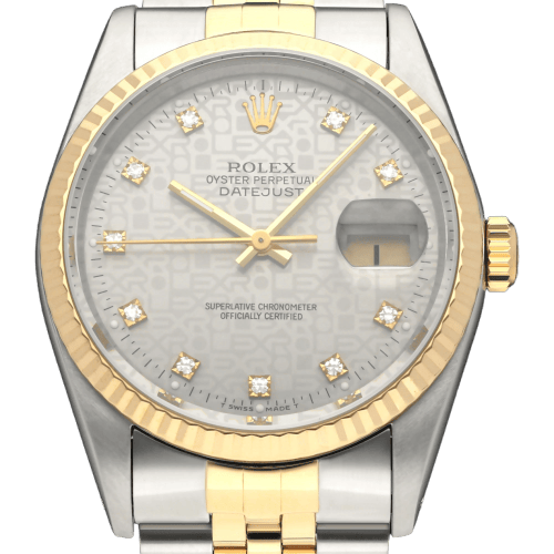 Montre Rolex - Montre Datejust 16233G Computer Dial or et acier 58 Facettes ROL/DJ1/1562