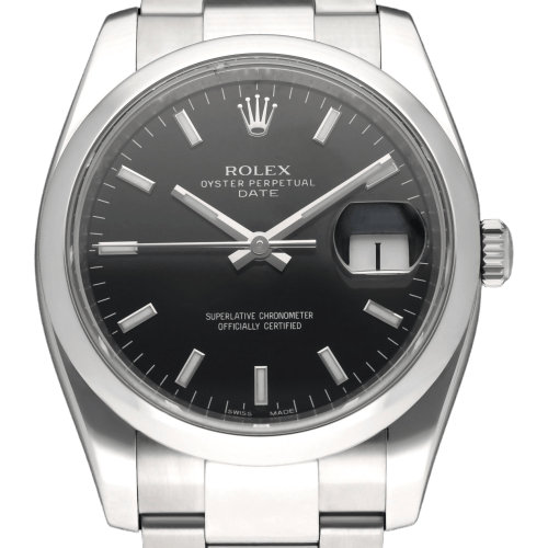 Montre Rolex - Montre Oyster Perpetual Date 115200 en acier 58 Facettes ROL/OPD/327
