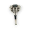 Bague 52 Bague marguerite en or blanc, saphir et diamants 58 Facettes 330100968