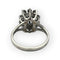 Bague 52 Bague marguerite en or blanc, saphir et diamants 58 Facettes 330100968