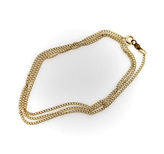 Collier Collier chaîne maille gourmette en or 14K 58 Facettes 11218