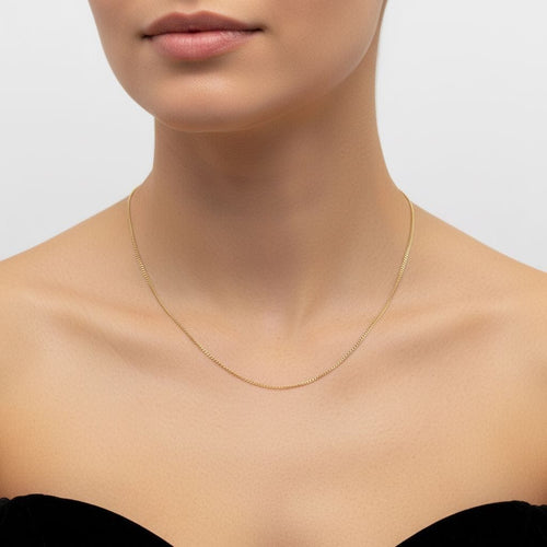 Collier Collier chaîne maille gourmette en or 14K 58 Facettes 11218
