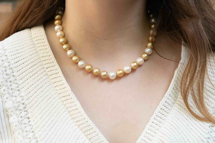 Collier Rambaud - Collier en perles de culture et fermoir en or jaune 18k 58 Facettes 24855