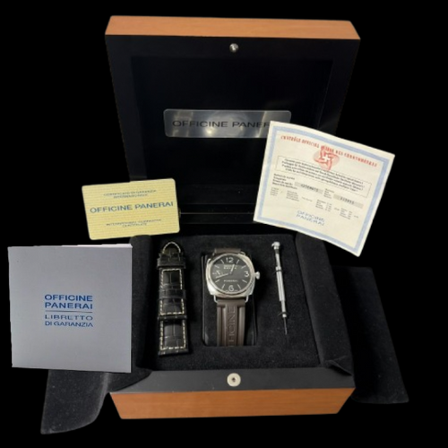 Montre Panerai - Montre Radiomir Black Seal en acier 58 Facettes MT47707