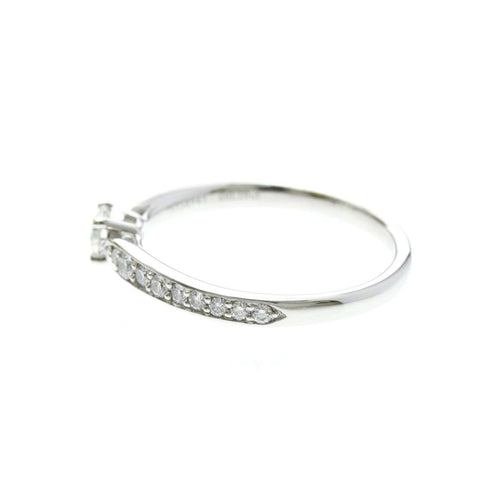 Bague 52 Tiffany & Co. Harmony - Bague solitaire en platine et diamants F/SI1 58 Facettes wosr1tun16