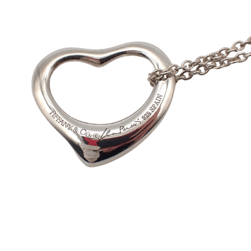 Pendentif Tiffany & Co. Elsa Peretti - Pendentif Open Heart en argent 58 Facettes woody1zpju