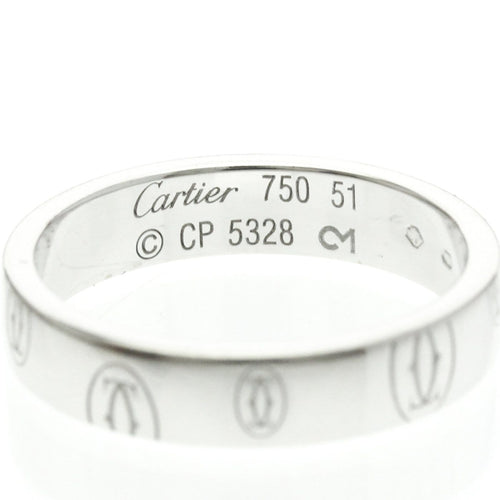 51 Cartier - Bague Logo de Cartier en or blanc 58 Facettes lx6g9663ci
