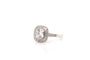 Bague 52 Bague coussin diamant 0,97 ct D/VS1 en platine 58 Facettes 22073 / 23332