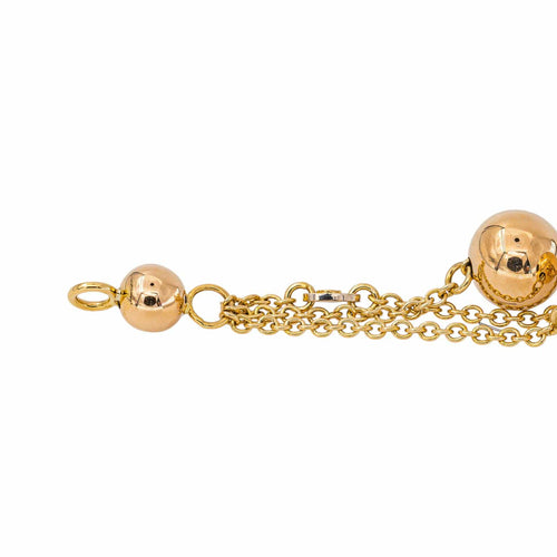Bracelet Bracelet boules en or jaune 58 Facettes 5742132CN