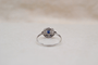 Bague 59 Bague Art déco en or blanc et saphir 58 Facettes 4134