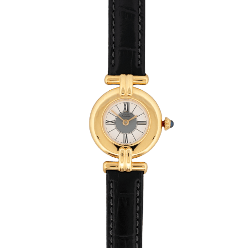 Montre Cartier Must Colisée - Montre en vermeil cadran gris blanc 58 Facettes 596