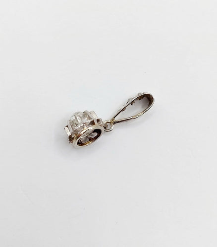 Pendentif Pendentif antique en or blanc 18K, platine et diamants 58 Facettes A07751