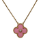 Van Cleef & Arpels - Collier Alhambra en or rose et diamant 58 Facettes jnci176