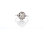 Bague 53 Bague en or blanc 18k avec diamants 58 Facettes 25562 25007b