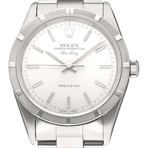 Montre Rolex Air King - Montre Precision 14010 en acier 58 Facettes ROL/AIK/235