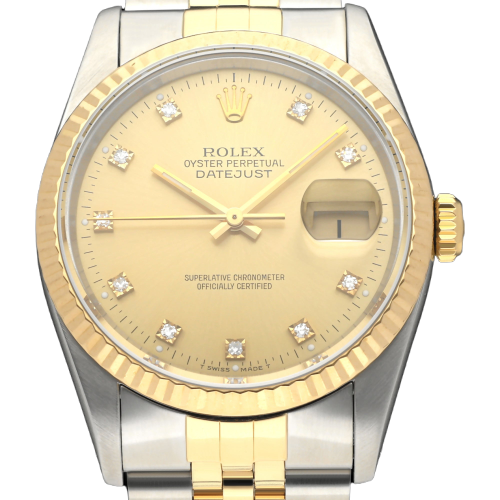 Montre Rolex - Montre Datejust 16233G en or et acier 58 Facettes ROL/DJ1/1554